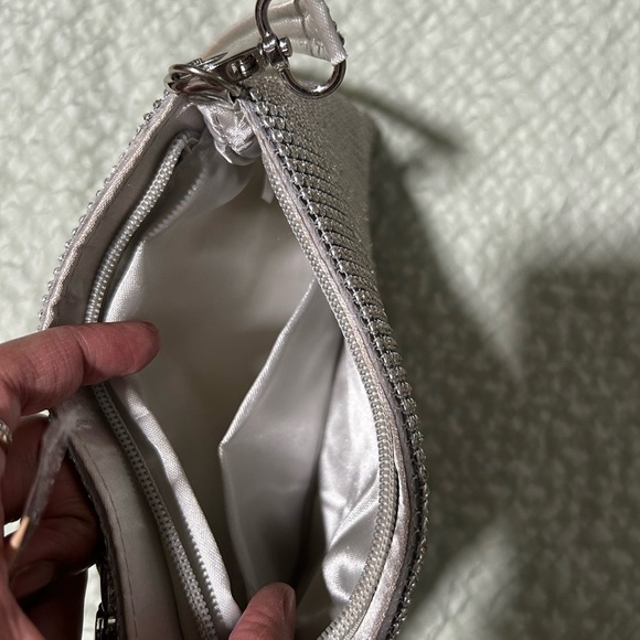 Silver Women's Wristlet Purse - Picture 4 of 5